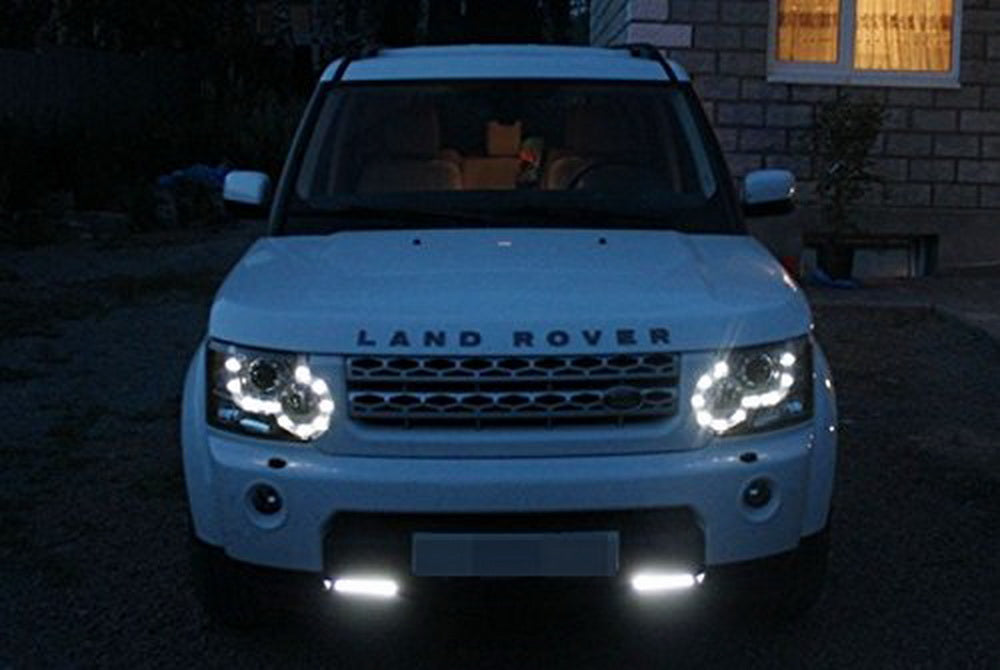Easy Install LED Daytime Running Lights with Automatic ON/OFF Controller - Universal DRL Module Switch for Cars, Trucks & SUVs - Perfect for Night Driving & Enhanced Road Safety