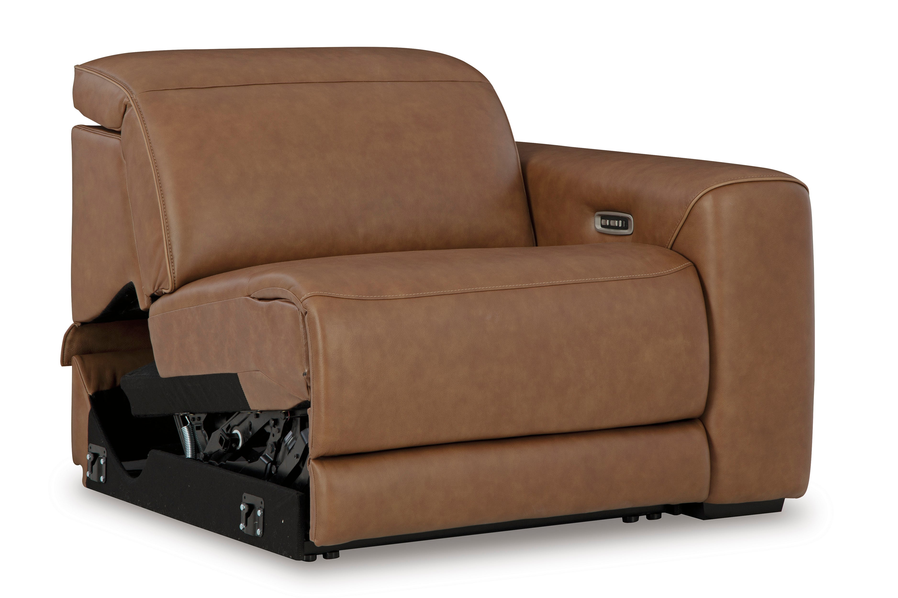 Premium Rylee Leather RAF Recliner Chair - Genuine Leather, Ergonomic Design for Ultimate Comfort - Perfect for Living Room, Home Theater, and Office Relaxation