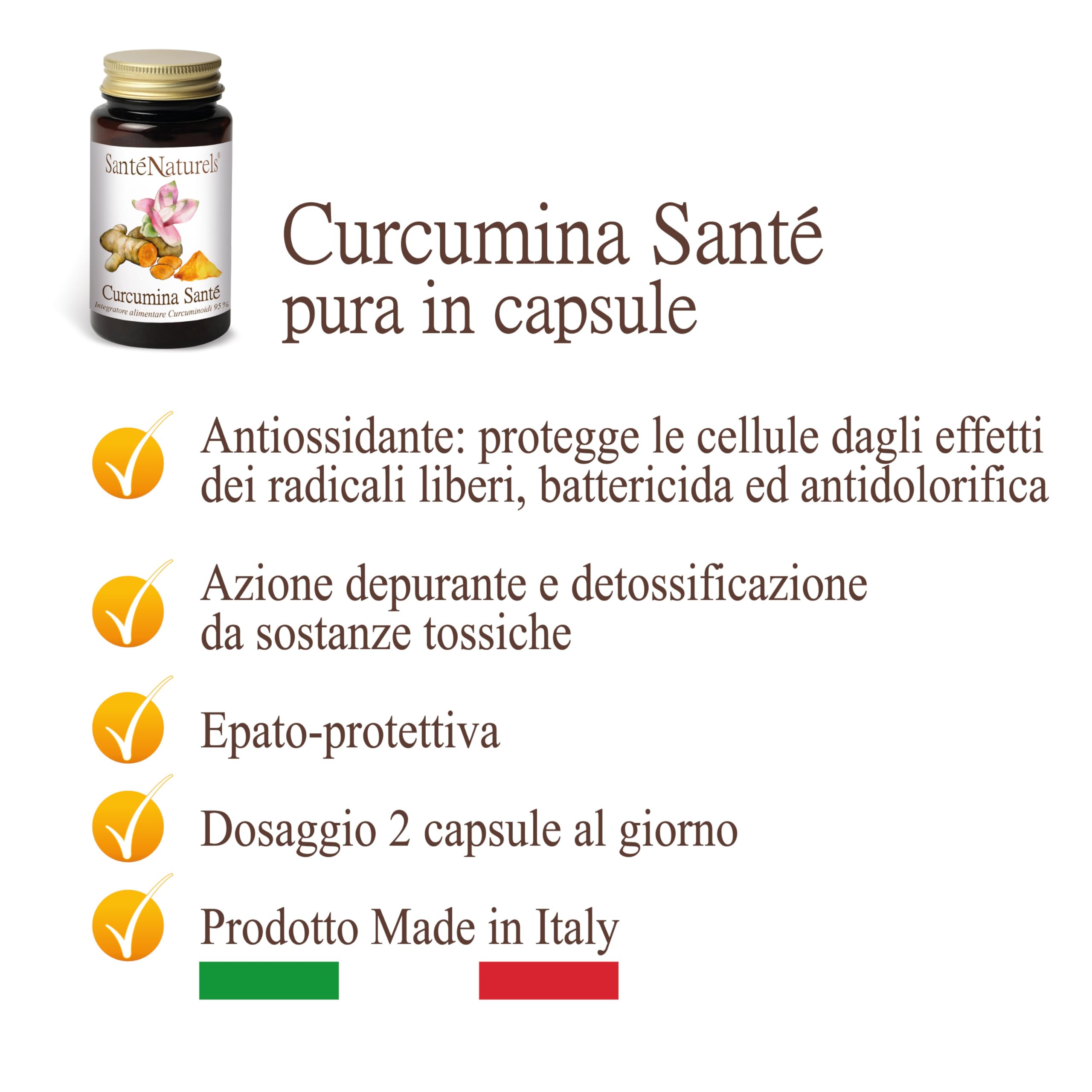 Pure Curcumin 95% Titrated ● 90 Capsules 450mg ● Natural Curcuminoids Supplement with No Additives, Only Concentrated Extract ● Suitable for Vegetarians & Vegans ● Supports Joint Health, Digestion & Inflammation Relief