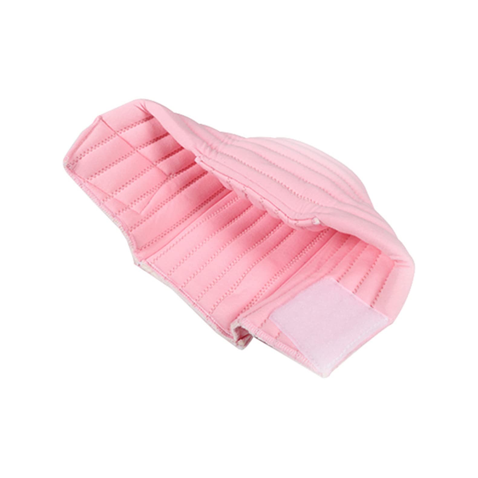 2 Pcs Heel Protector Cushions for Bedridden Patients - Pressure Relieving Foot Support Pillows for Pressure Ulcer Prevention - Soft Pink Heel Pads for Elderly Care & Hospital Use - Ideal for Wheelchair, Bed Rest & Post-Surgery Recovery