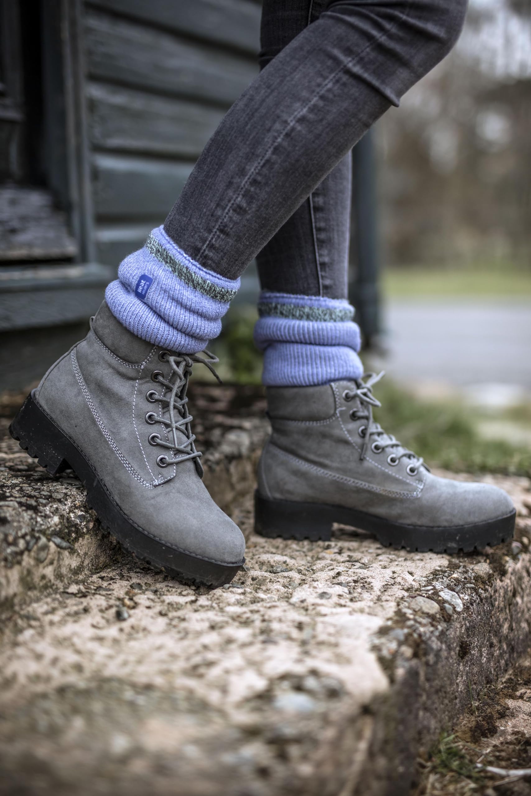 Heat Holders Women's Fleece Insulated Thermal Socks - Ultra Warm Fuzzy Boot Socks for Winter | Perfect for Cold Weather, Snow Boots & Indoor Comfort