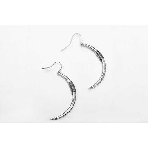 Crescent Moon Earrings for Women - Gold and Silver Plated Dangle Earrings for Everyday Wear, Gift Giving, and Special Occasions