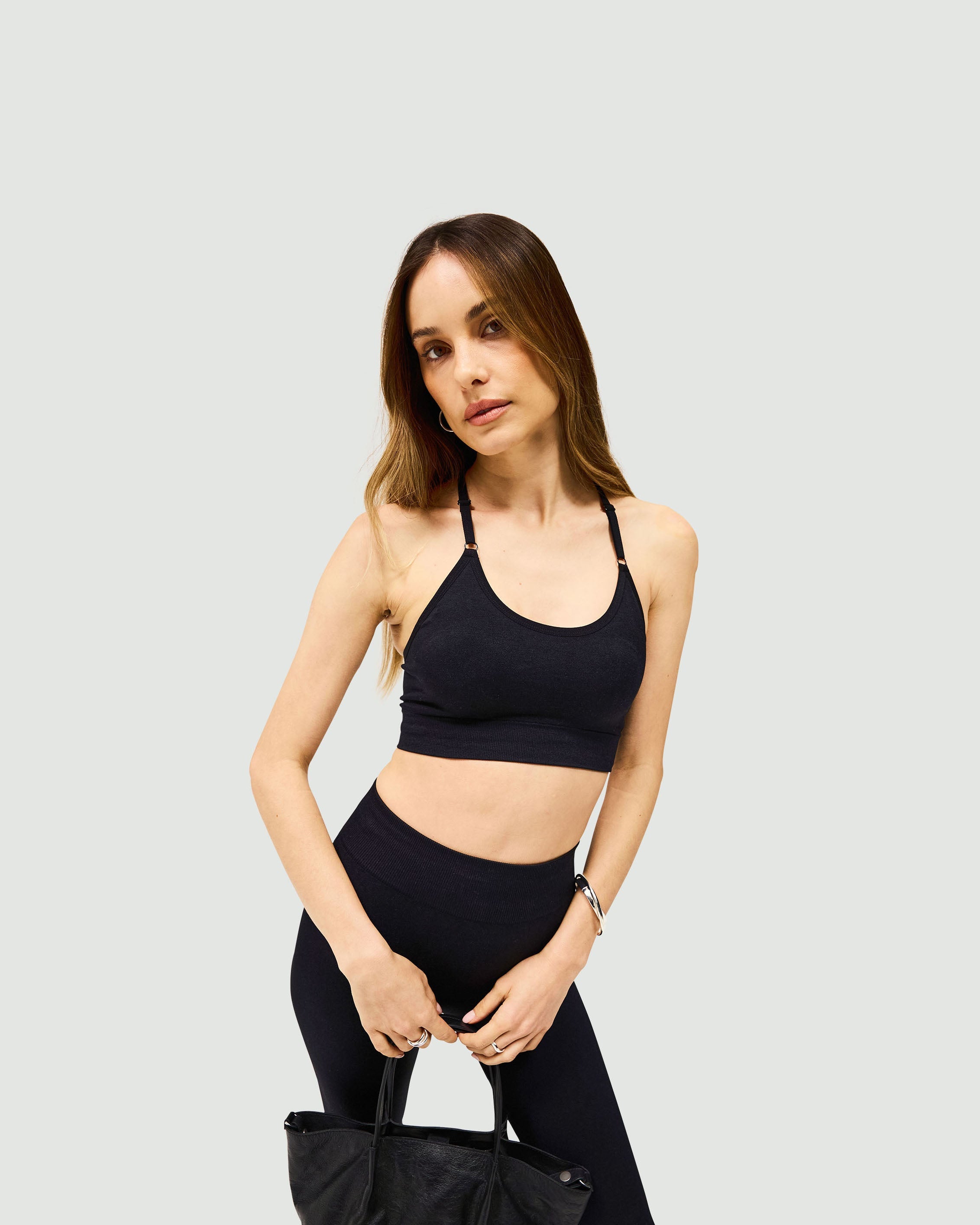 Owners Club Contour Seamless Leggings - Jet Black | High Waist Yoga Pants for Women | Perfect for Workouts, Running & Lounge Wear