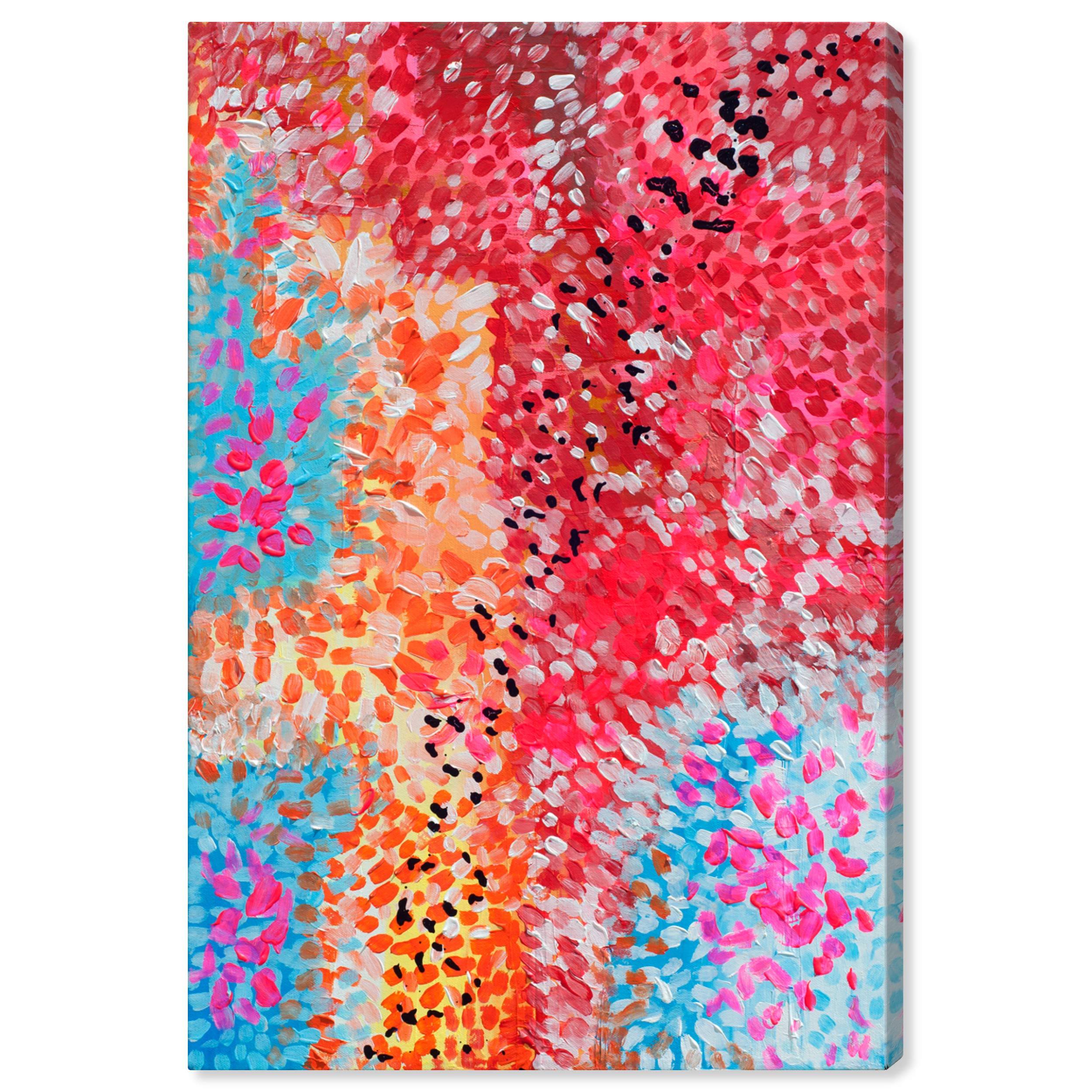Abstract Wall Art Canvas Prints 'Vitae Dots' by Oliver Gal - 20