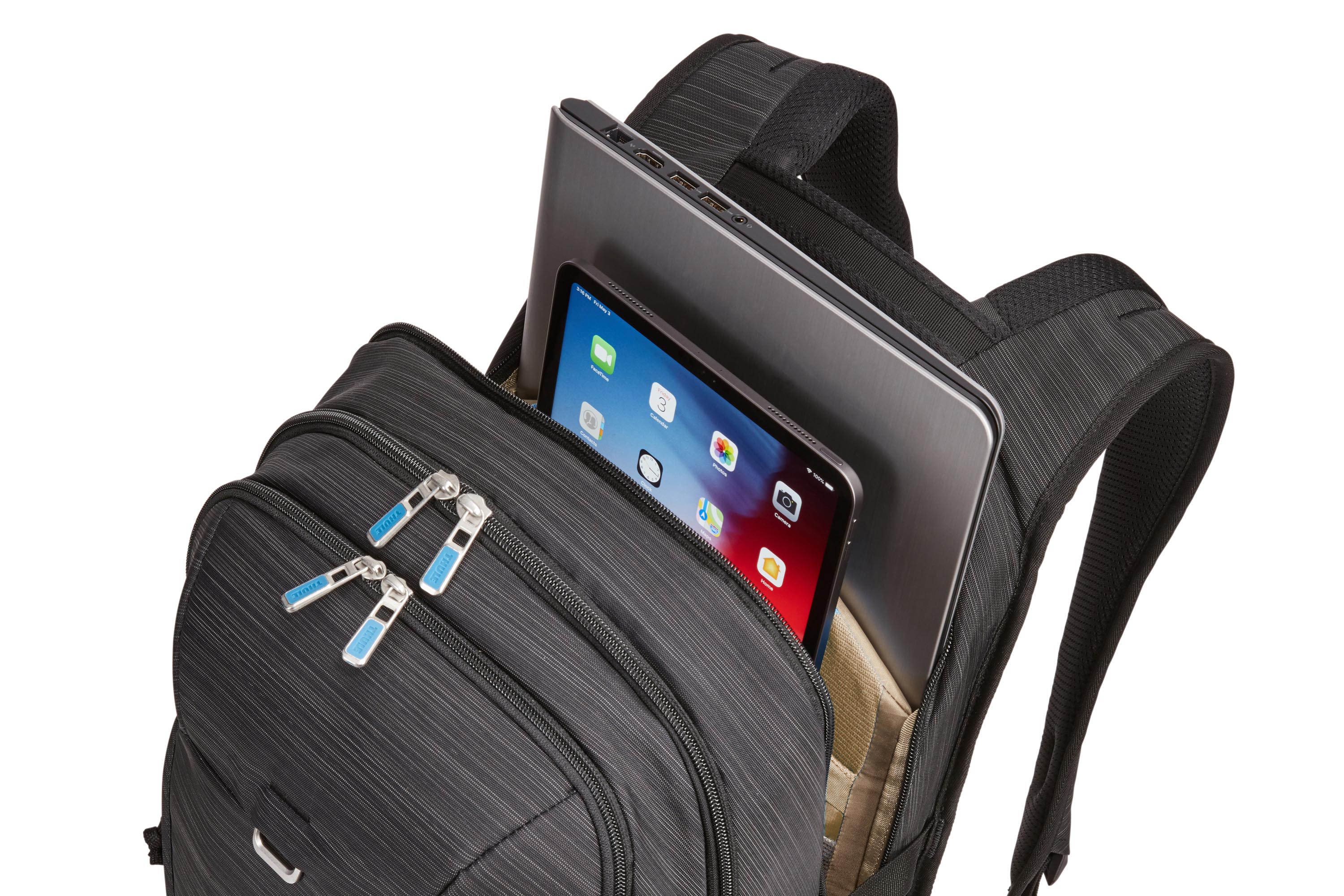 Thule Construct 28L Laptop Backpack - Waterproof Business Backpack for Men & Women with USB Charging Port - Perfect for Work, Travel & Commuting