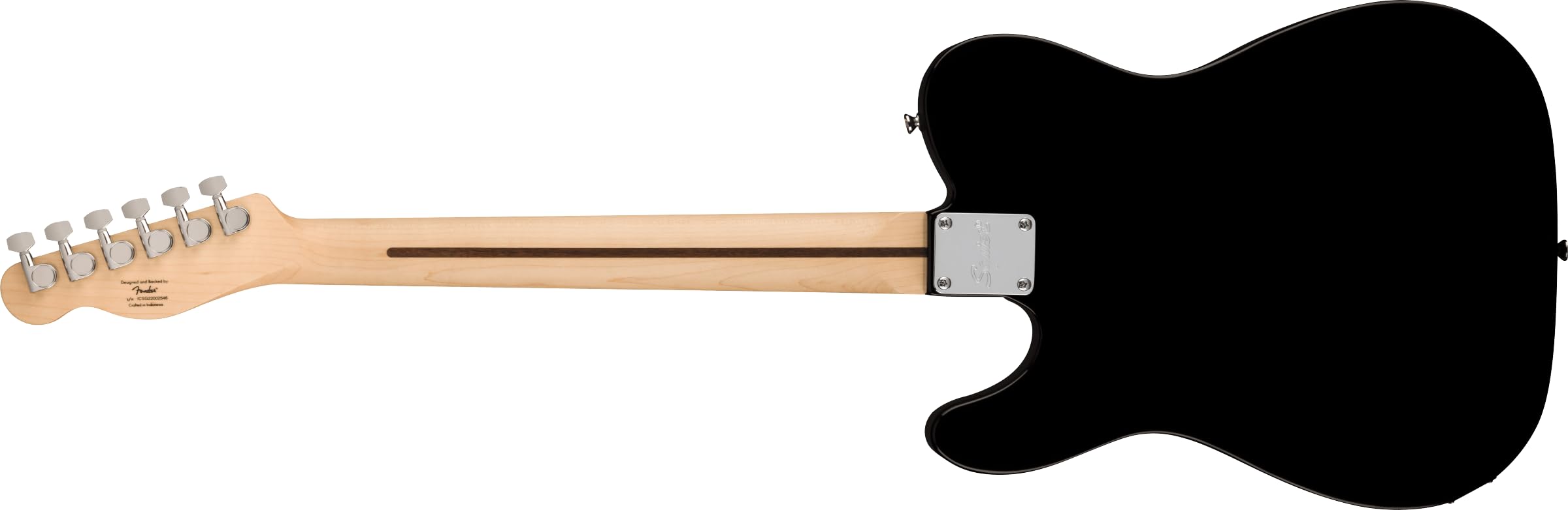 Squier 6 String Solid-Body Electric Guitar for Beginners - Right-Handed, Black (0373452506) | Perfect for Rock, Blues & Practice Sessions