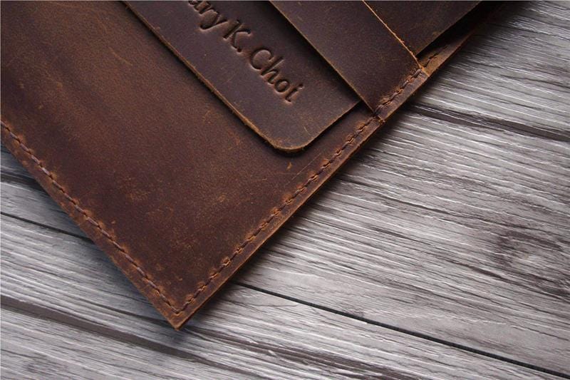 Premium Embossed Leather iPad Cover Sleeve Case - Protective & Stylish for iPad Pro/Air/Mini - Perfect for Work, Travel & Daily Use