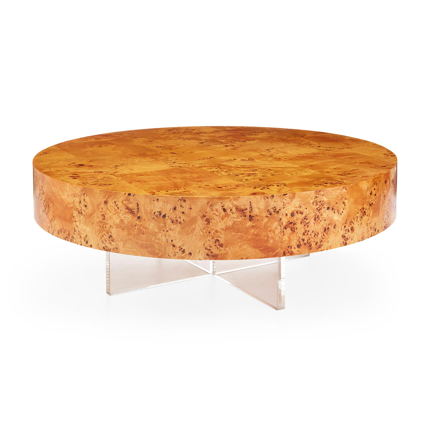 Round Cocktail Table - Modern & Stylish Coffee Table for Living Room, Lounge, or Patio - Perfect for Small Spaces & Entertaining Guests