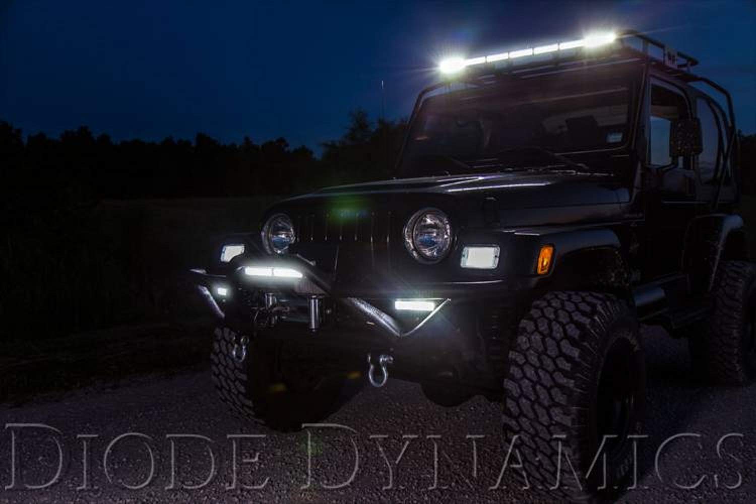 Diode Dynamics Stage Series 12in SAE/DOT White LED Light Bar Pair - DOT Approved Fog Lights for Trucks, Jeeps & Off-Road Vehicles - Perfect for Night Driving, Off-Roading & Adventure