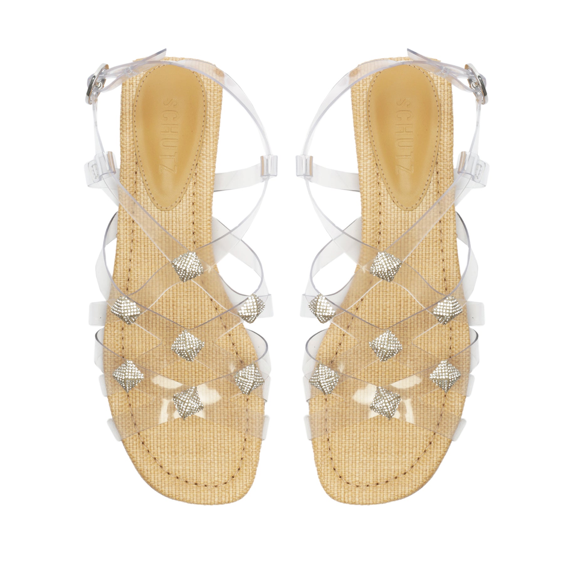 Georgia Vinyl Sandal U23 - Comfortable Flat Heel Sandals for Women, Perfect for Beach, Pool, and Summer Outfits