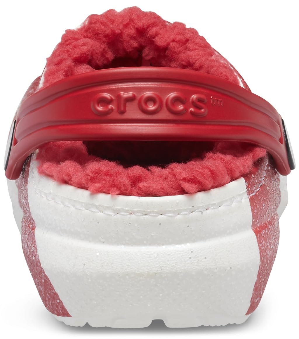 Crocs Kids Classic Holiday Lined Clogs - Warm Winter Shoes for Boys & Girls - Cozy Indoor/Outdoor Slippers for Christmas, Snow Days & Playtime