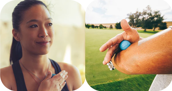 RAD Rounds Massage Balls - Deep Tissue Muscle Therapy for Pain Relief & Recovery - Perfect for Athletes, Yoga, and Post-Workout Relaxation