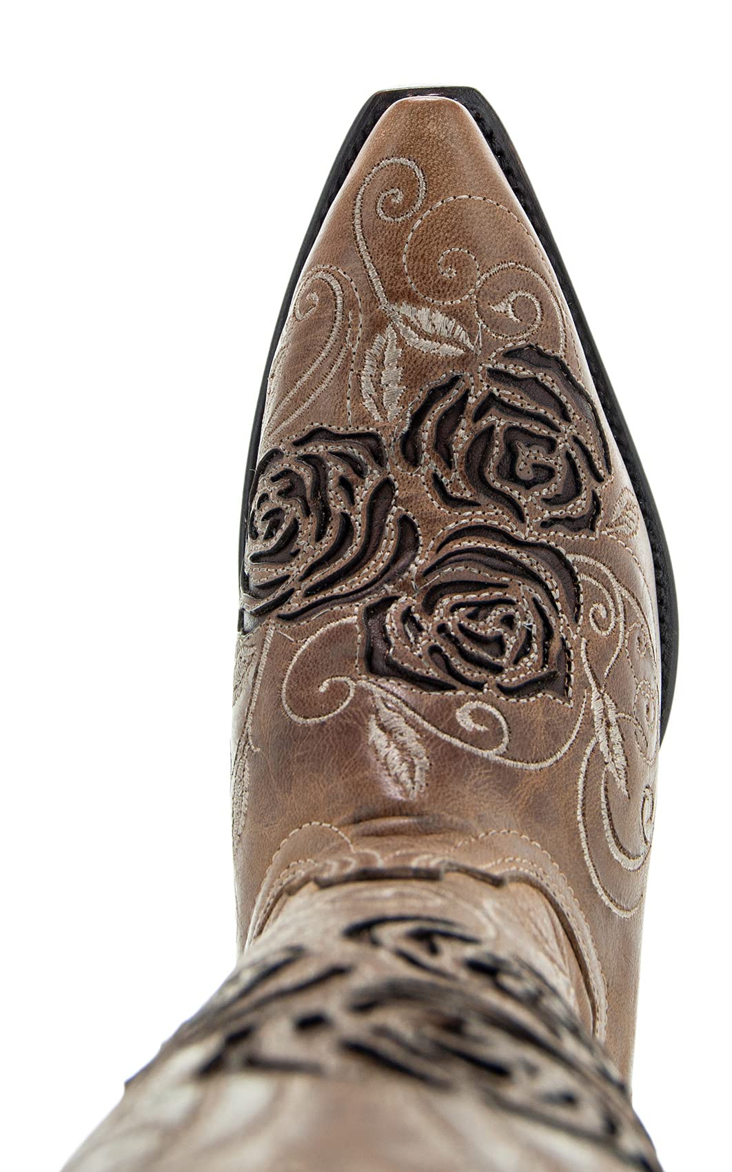 Soto Boots Turquoise Rose Country Cowgirl Boots for Women - Western Style Ankle Boots M50032 | Perfect for Rodeo, Line Dancing & Country Fashion