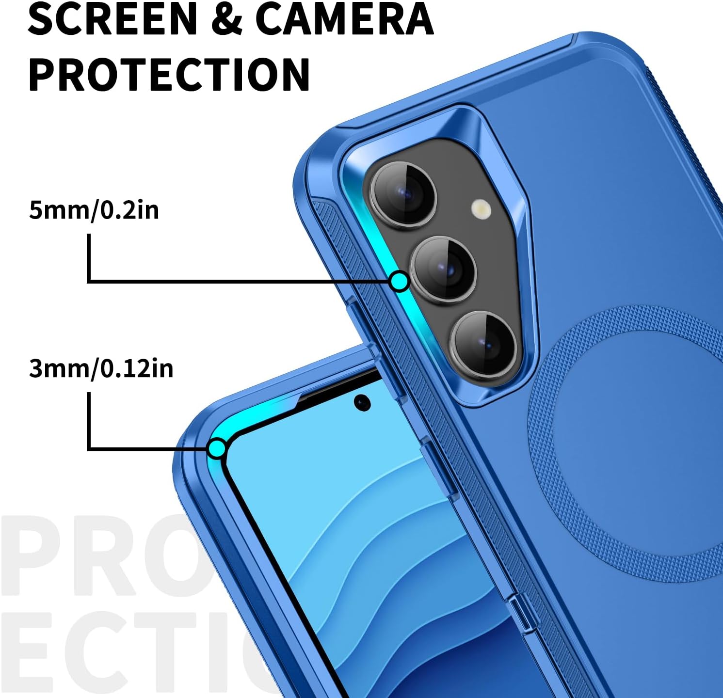 Samsung Galaxy S24/S25 Plus Rugged Heavy Duty Case - Shockproof, Anti-Scratch Protective Cover for Outdoor, Work & Adventure Use