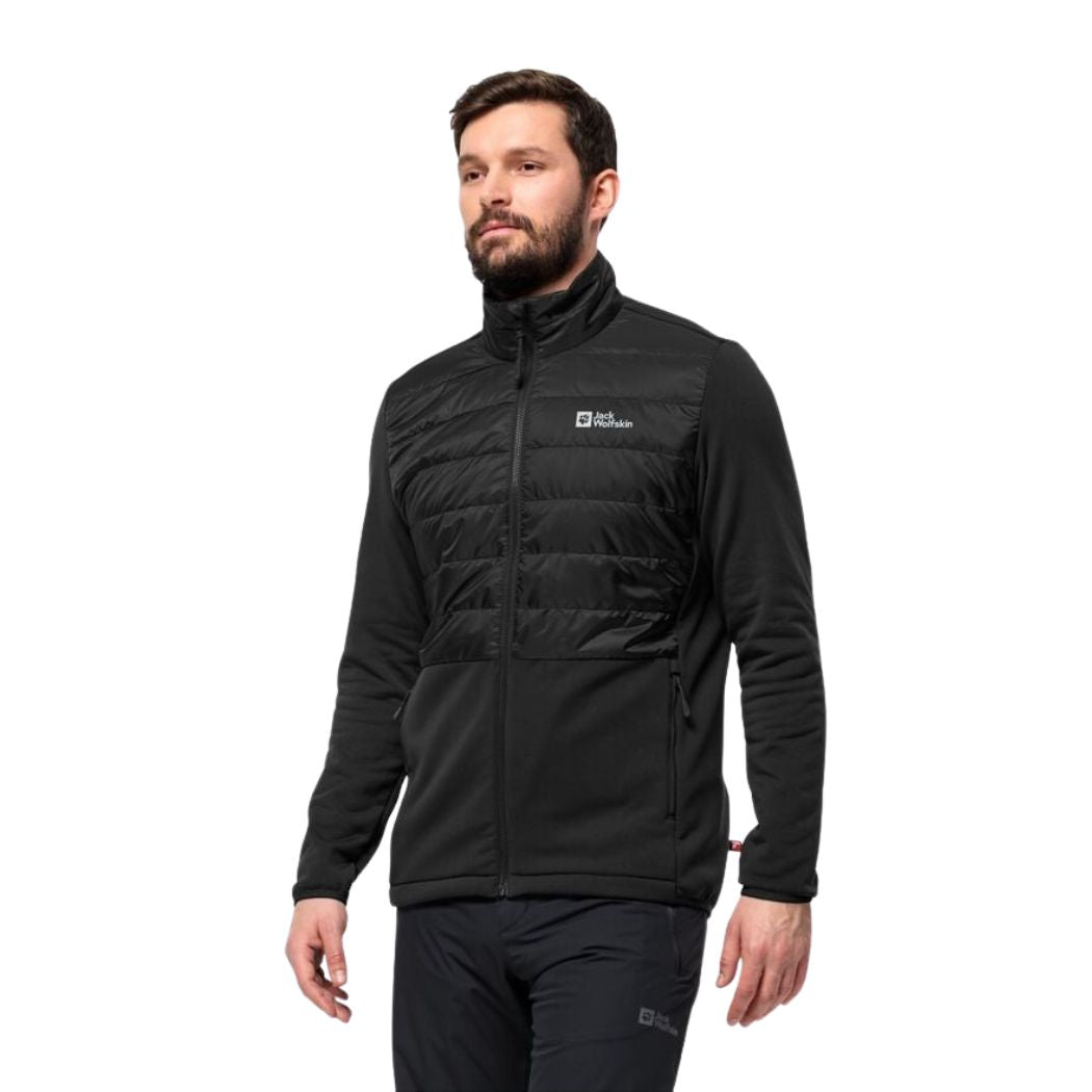 Jack Wolfskin Luntal 3-in-1 Men's Waterproof Hiking Jacket - Lightweight Windproof Outdoor Shell for Camping & Winter Adventures