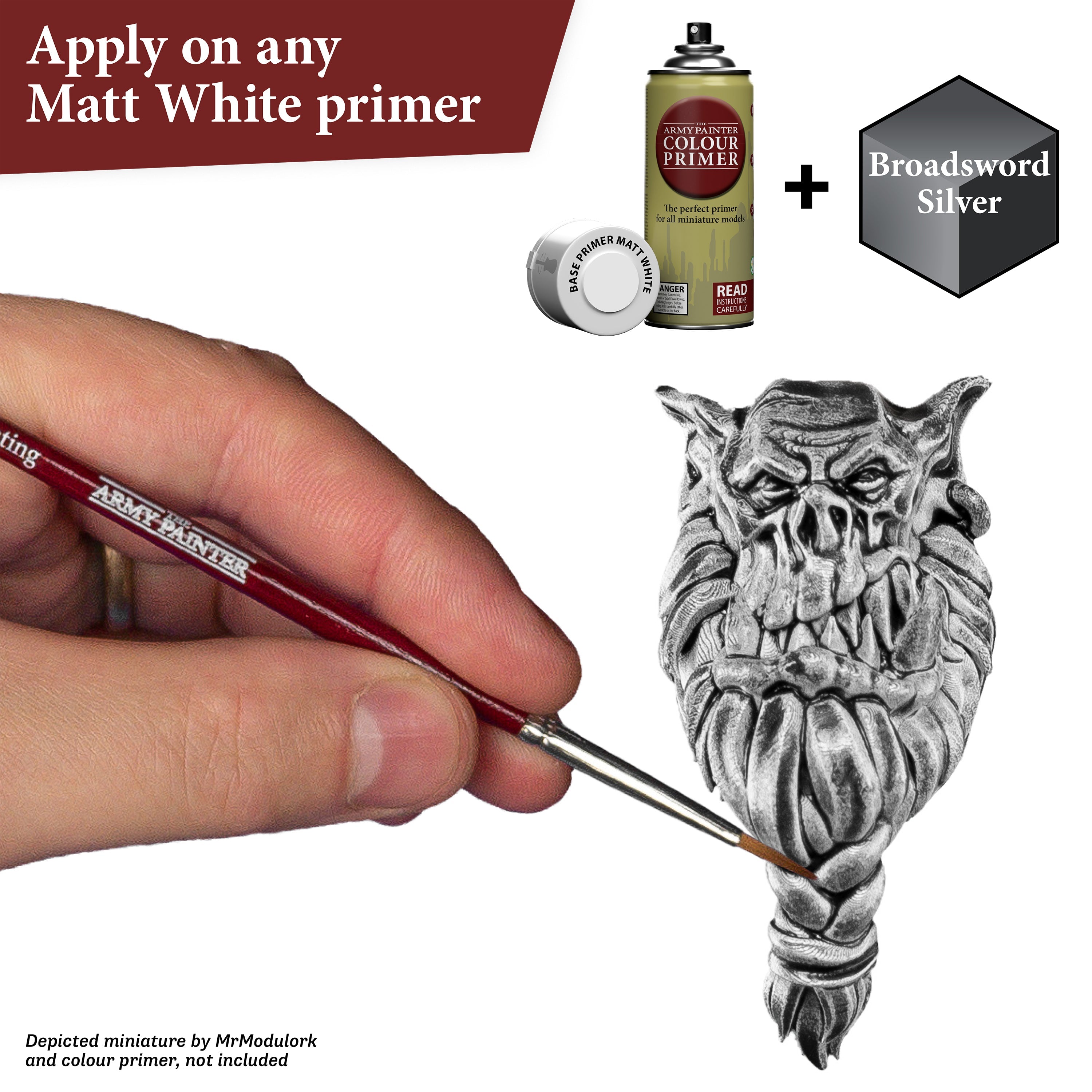 Speedpaint: Broadsword Silver - Premium Metallic Acrylic Paint for Miniatures & Models - Perfect for War Gaming, D&D, and Tabletop Painting