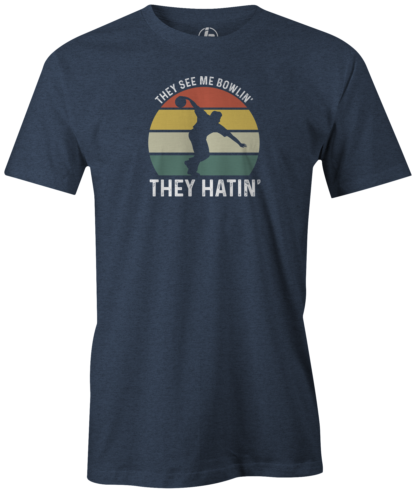 Funny Bowling Shirt - 'They See Me Bowlin' They Hatin'' Graphic Tee for Men & Women | Perfect for Bowling Parties, League Nights & Casual Wear