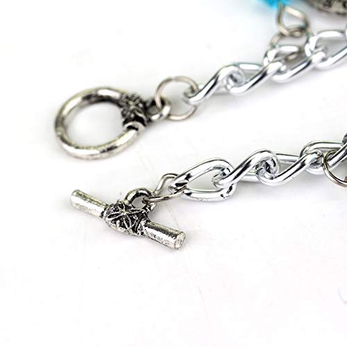 Percy Jackson Charm Bracelet - Themed Alloy Jewelry with Crystal Beads, Inspired by Sea of Monsters | Fashionable Fan Gift for Women & Teens | Perfect for Cosplay, Birthday Presents & Book Lovers