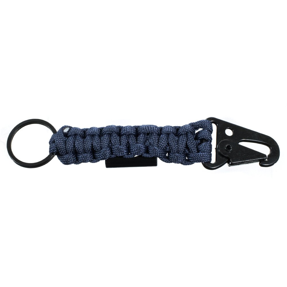 7-Strand Paracord Survival Rope Keychain with Carabiner & Bottle Opener - Emergency Outdoor Gear for Camping, Hiking, EDC & Survival Kits