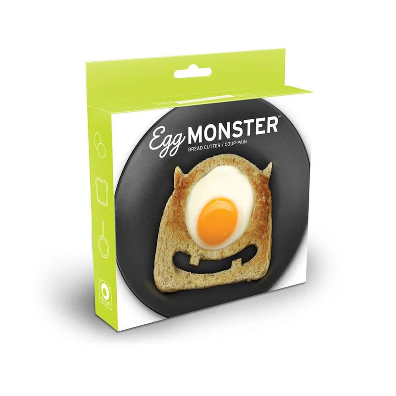 Fred Egg Monster Bread Cutter - Fun Dough & Cookie Cutter for Kids Baking - Perfect for Halloween, Birthday Parties & DIY Snacks