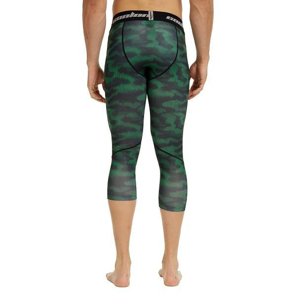 3/4 Compression Tights for Men & Youth Boys - Running, Workout, Sports & Activewear