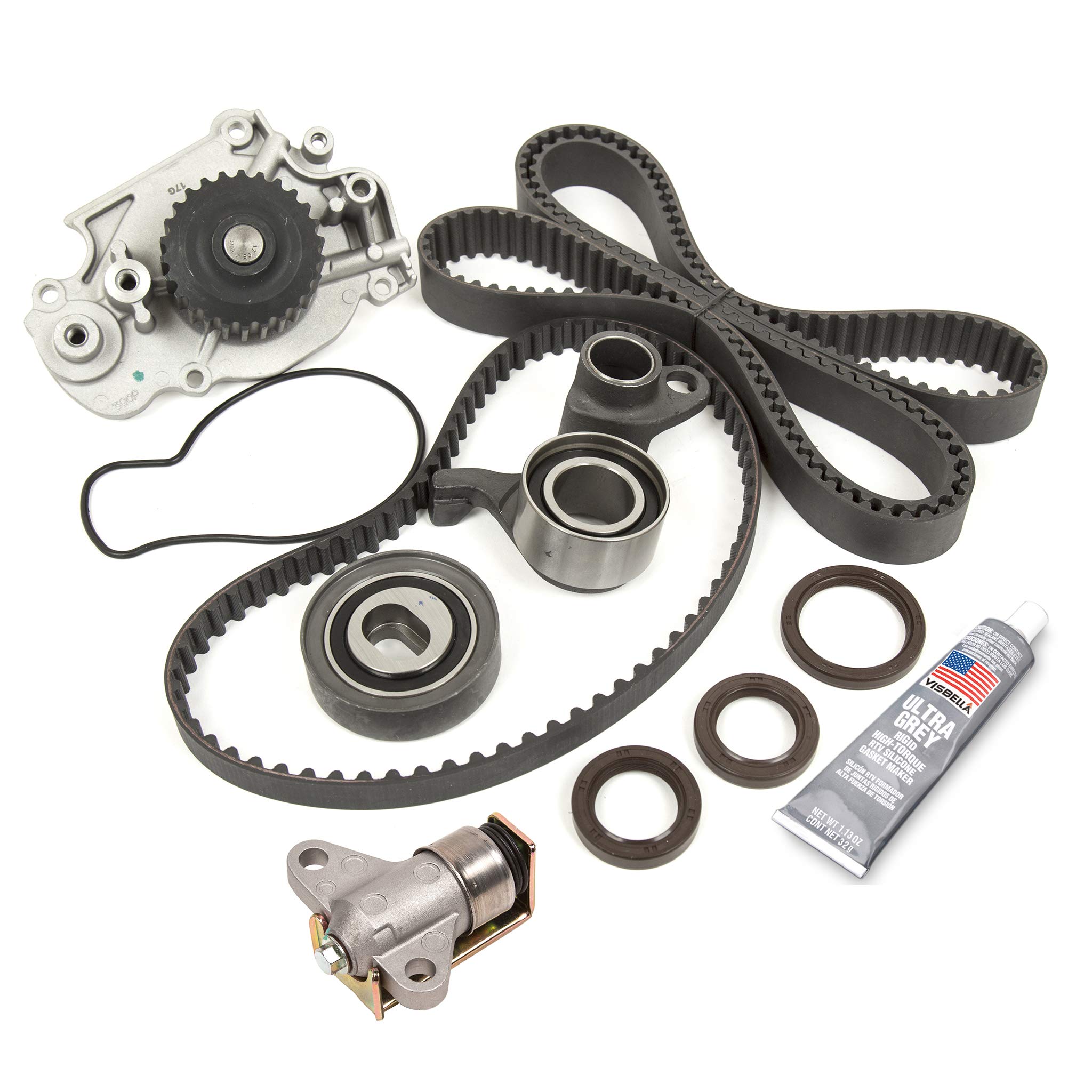 Honda Prelude 2.2L VTEC Timing Belt Kit with Water Pump - Compatible with 1993-2001 H22A1/H22A4 Models - Perfect for Engine Maintenance & Performance Upgrades