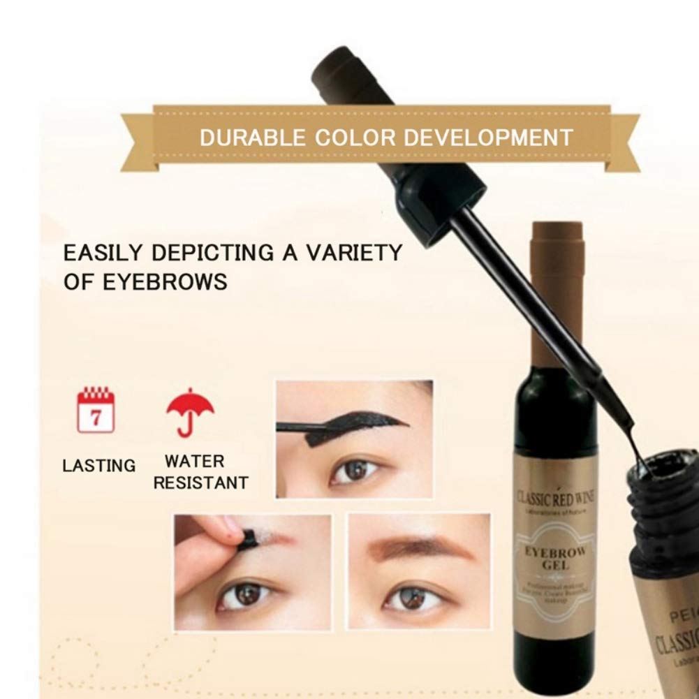 Allbestaye Semi-Permanent Eyebrow Tint Gel - Peel Off Brow Tattoo & Dye Cream for Natural-Looking Eyebrows | Waterproof, Long-Lasting Eyebrow Makeup for Daily Use & Special Occasions