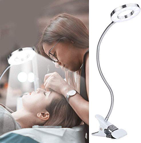 ZJchao USB Beauty Lamp - Portable LED Eyebrow & Eyelash Light for Eyebrow Shaping, Eyelash Extensions - Perfect for Home Salon, SPA, and Professional Aesthetic Treatments (USB Powered)