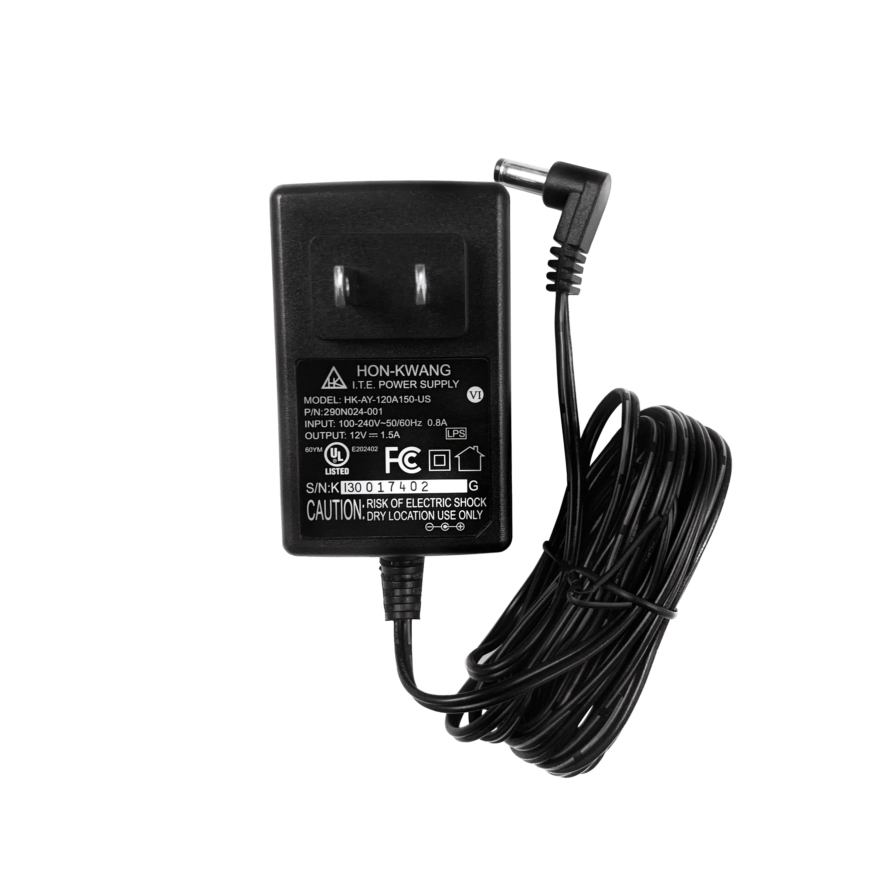 80mm Long Life Fan Assembly with Wall Outlet (100-240V AC) - Perfect for Cooling Electronics, Servers, and Home Appliances