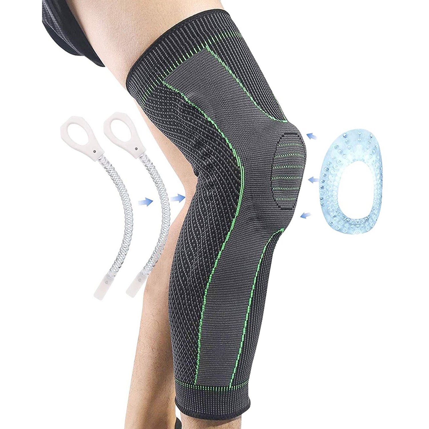 Evertone Titanium Flex Full Leg Compression Sleeve - Best for Running, Sports & Recovery - Knee Support for Athletes & Active Lifestyles
