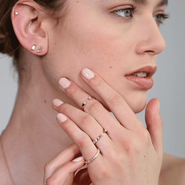 Landmark Series Flatiron Ring - Vintage Inspired Stackable Band for Women, Sterling Silver or Gold Plated - Perfect for Everyday Wear, Gifts & Special Occasions