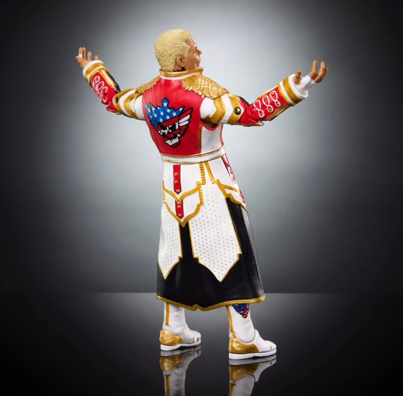 WWE Ultimate Edition Cody Rhodes Action Figure - Collectible Wrestling Toy for Fans & Display, Perfect for Gifts, Play, and Home Decor