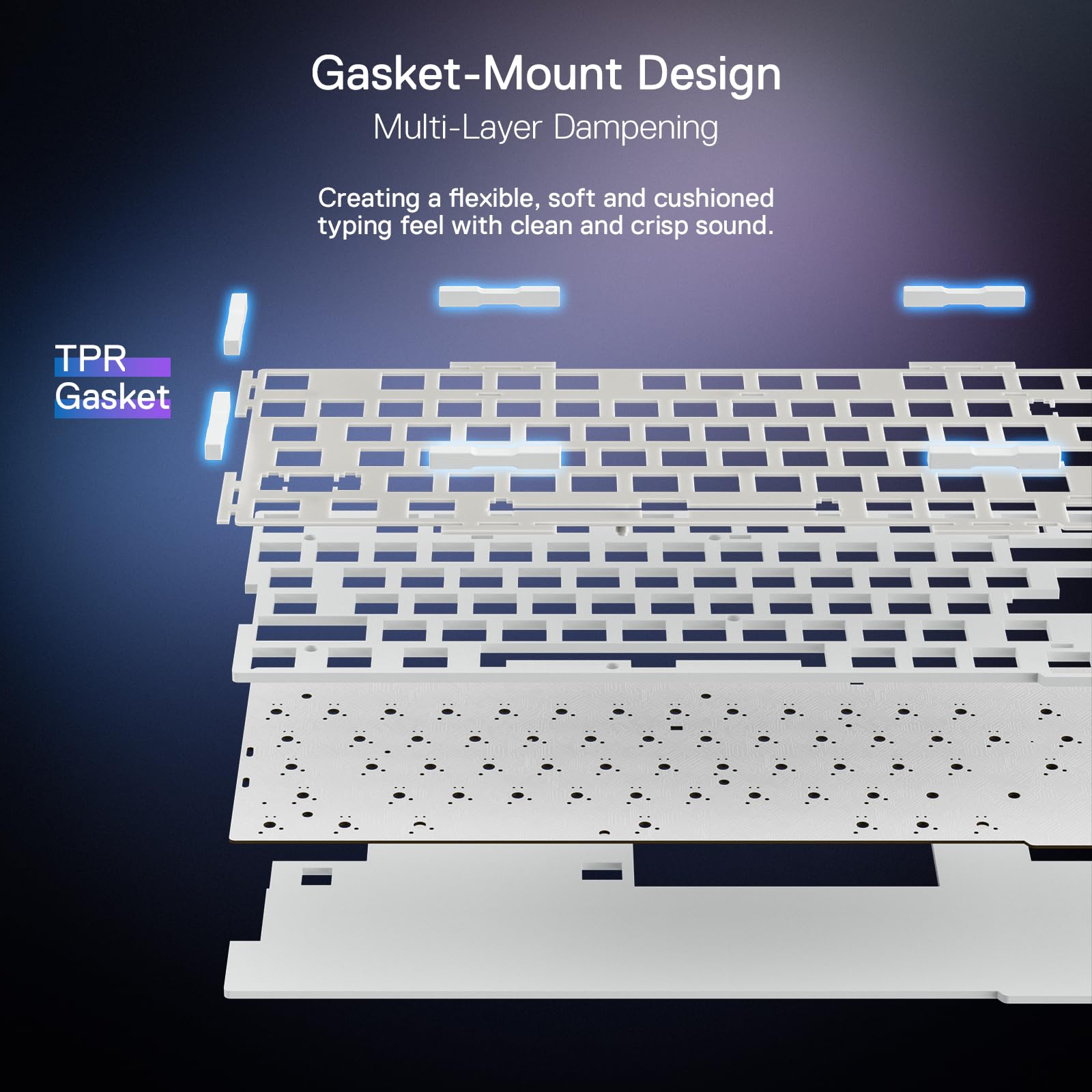 Redragon K673 PRO 75% Wireless RGB Gaming Keyboard | 3-Mode Hot-Swap Mechanical for PC Gaming
