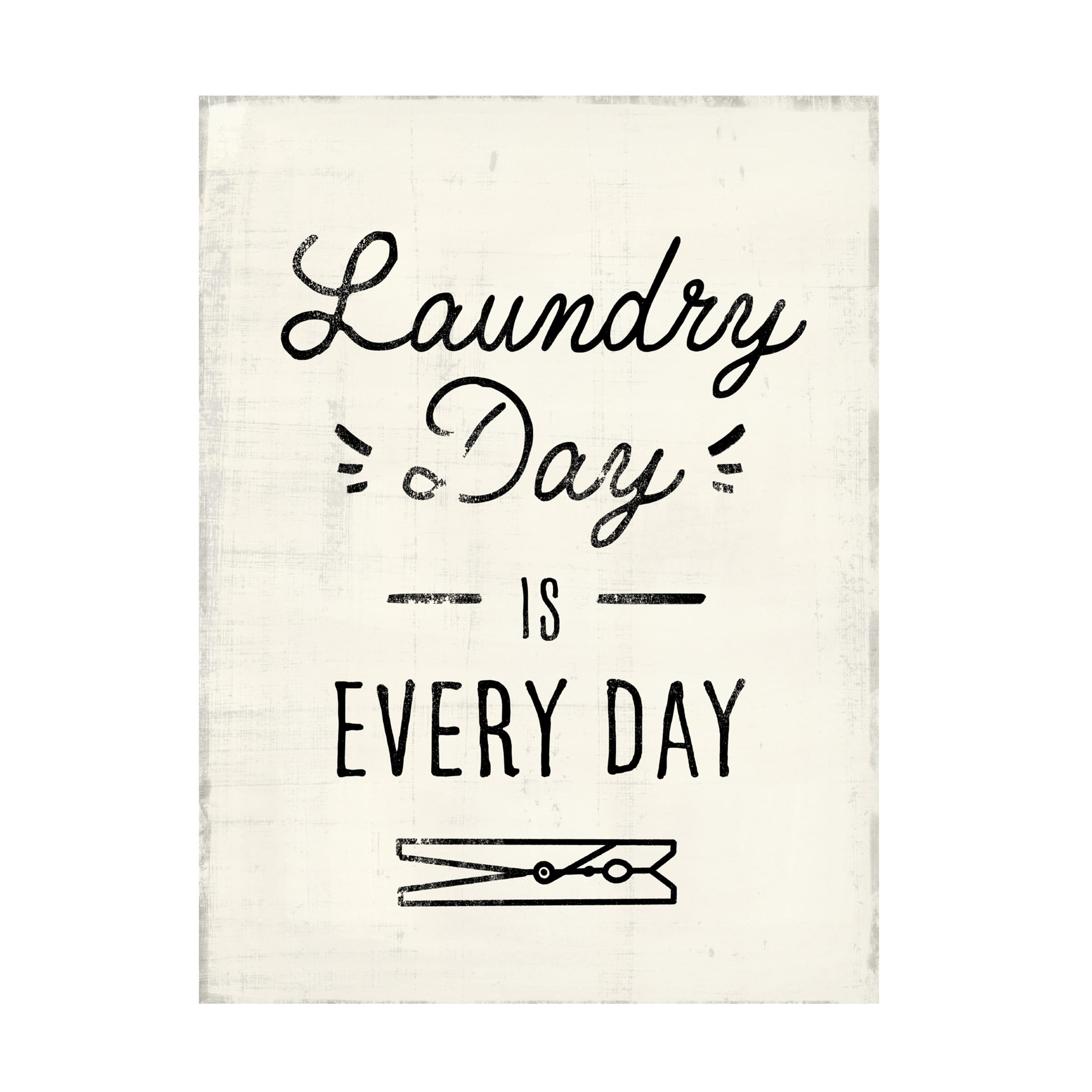 Victoria Barnes 'Laundry Room II' Canvas Wall Art Print - Modern Home Decor for Living Room, Bedroom & Office