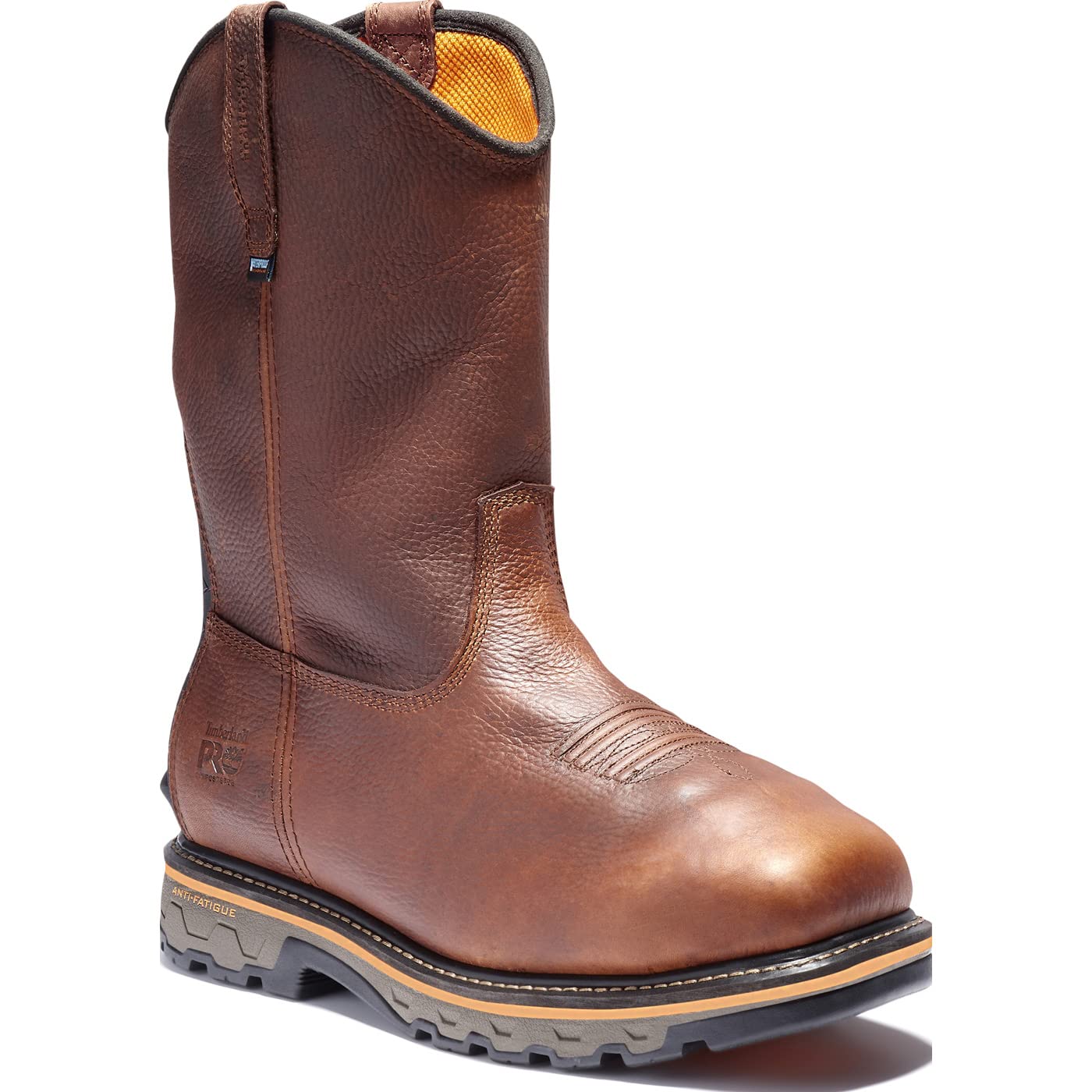 Timberland PRO True Grit Pull-On Composite Safety Toe Work Boots - Waterproof, Steel Toe, Internal Met Guard for Construction & Industrial Work