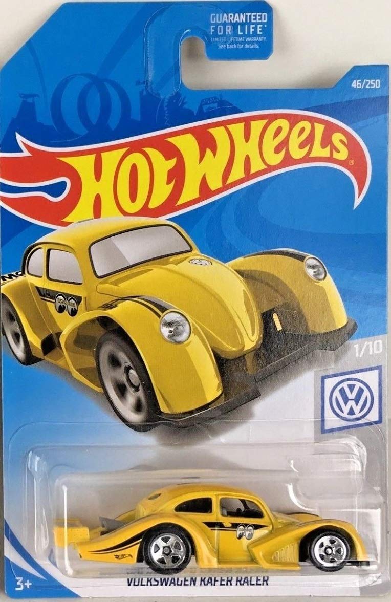 Hot Wheels 2019 Basic Mainline Volkswagen Beetle 1/10 Scale Die-Cast Car - Volkswagen Kafer Racer Collectible Toy for Kids & Adults - Perfect for Play, Display & Racing Scenes