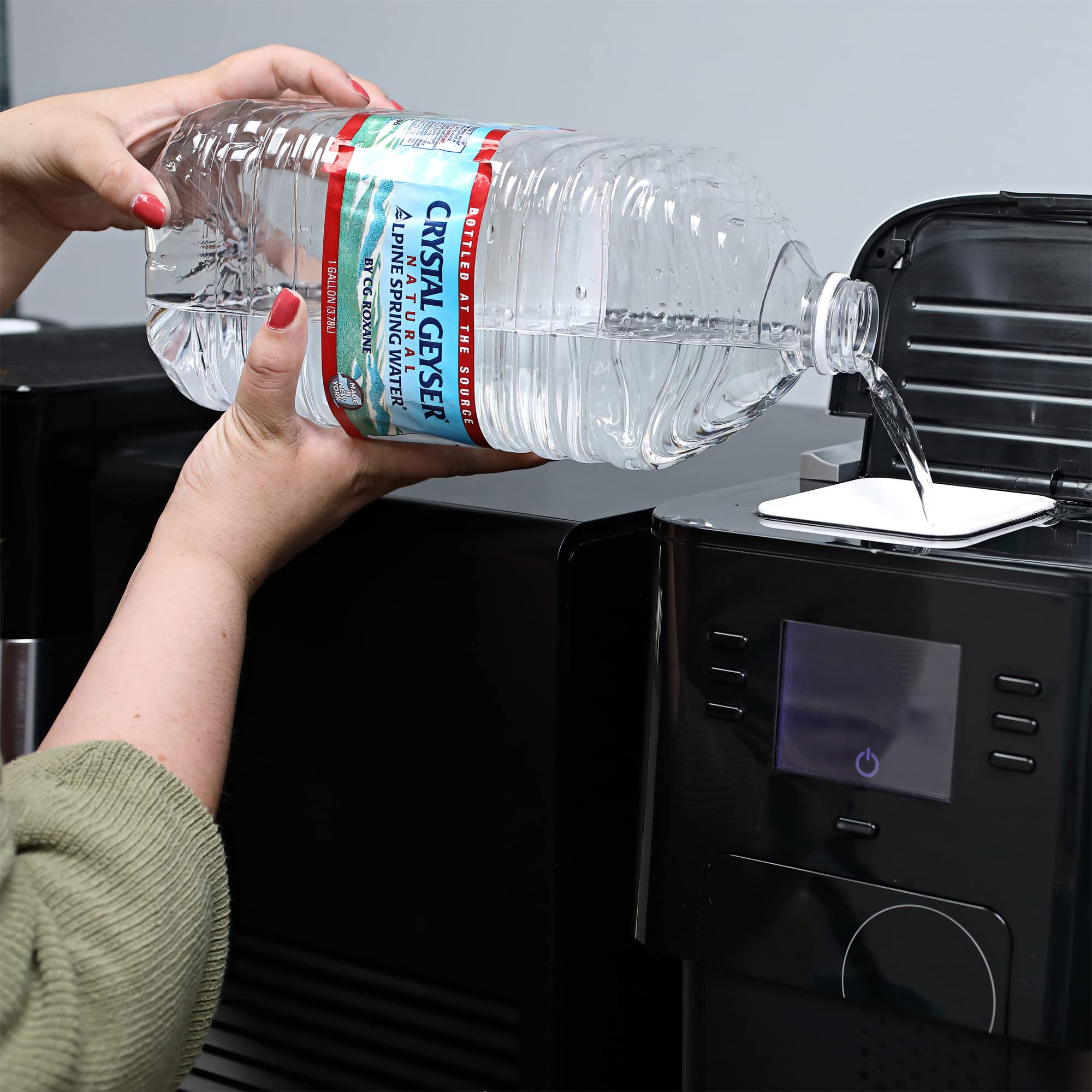 Crystal Geyser Natural Alpine Spring Water - 6 Gallons of Pure Source Bottled Drinking Water for Home, Office & Outdoor Hydration
