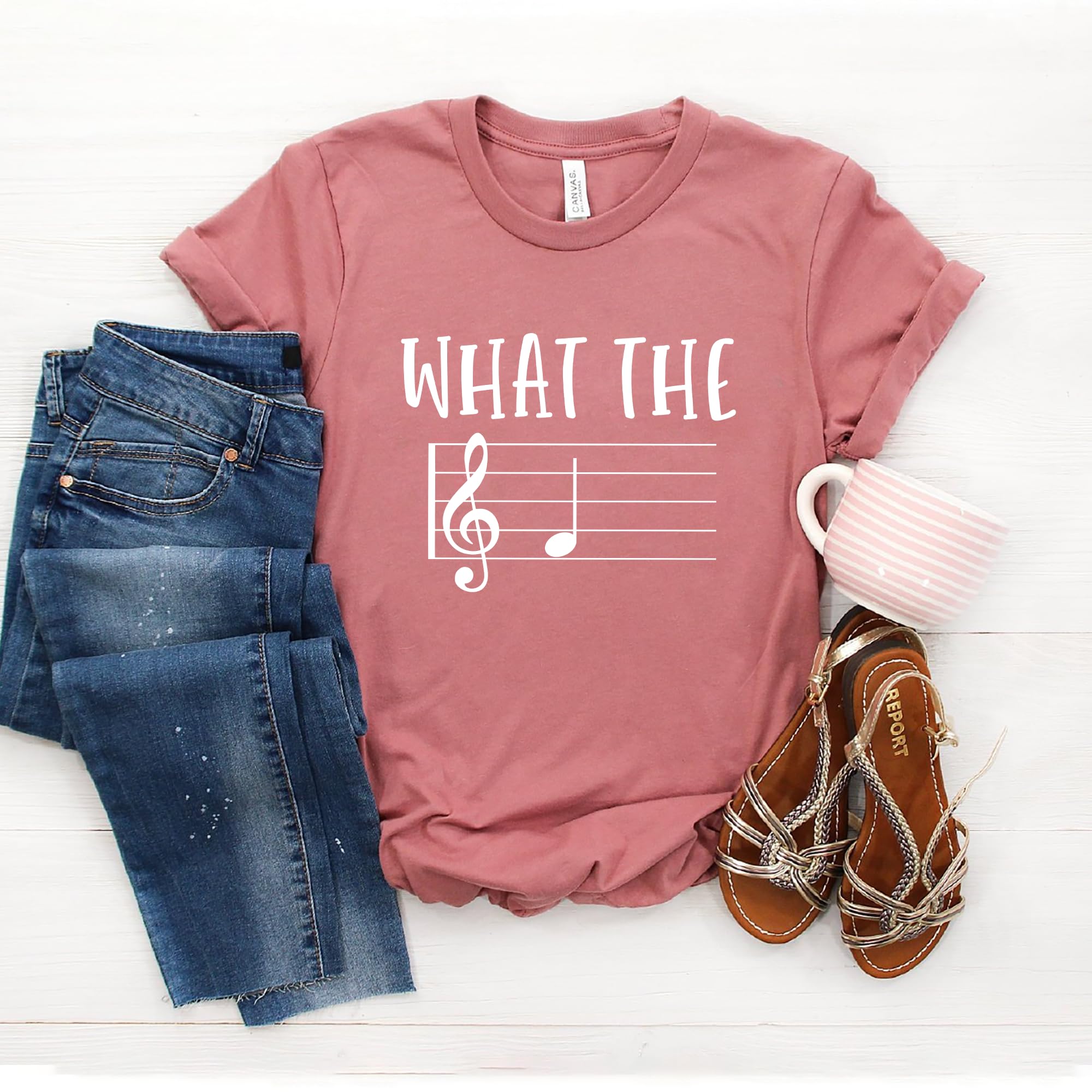 Music Note T-Shirt - Funny Musician Gift for Piano Teachers & Music Lovers - Soft Unisex Tee for Concerts, Rehearsals & Music Classes