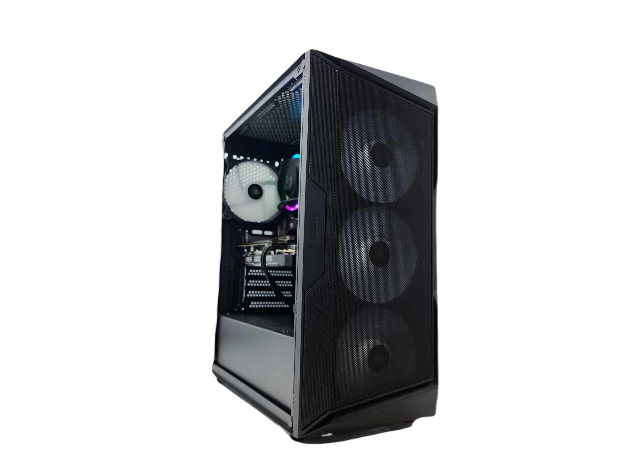 High-Performance Gaming Desktop PC - AMD Ryzen 7 7800X3D, NVIDIA RTX 4060, 2TB SSD, 32GB DDR5 RAM, A620 Black | Ultimate Gaming & Streaming Setup for Esports & 4K Gaming