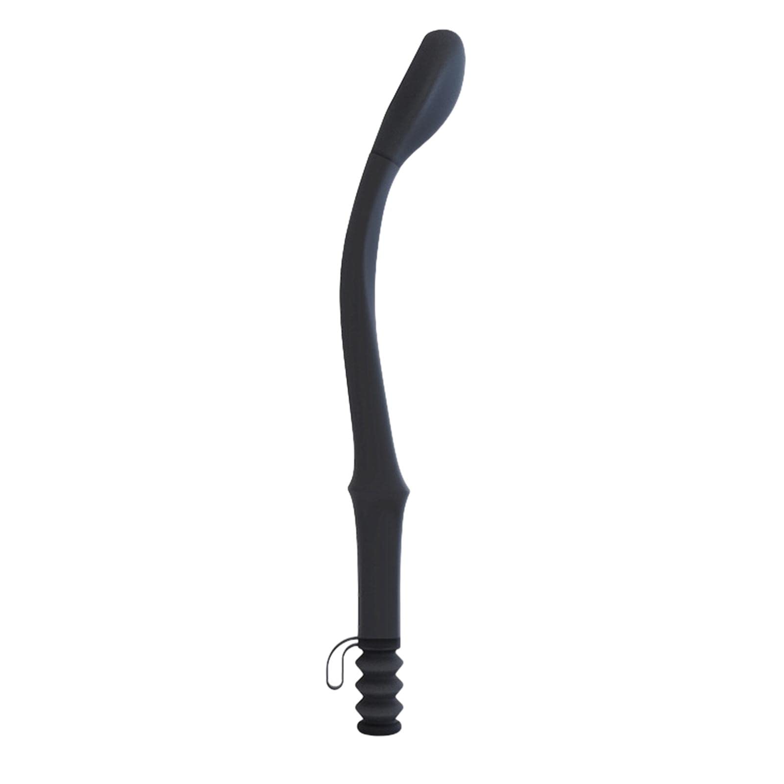 Self Wipe Aid Toilet Tissue Holder - Long Handle Bottom Wiper for Elderly & Disabled Adults - Black - Assistive Bathroom Device for Post-Surgery, Pregnancy & Mobility Challenges