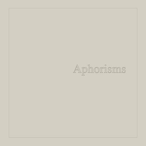 Aphorisms Vinyl LP - Limited Edition Record for Music Collectors & Audiophiles - Perfect for Home Listening & Gifts