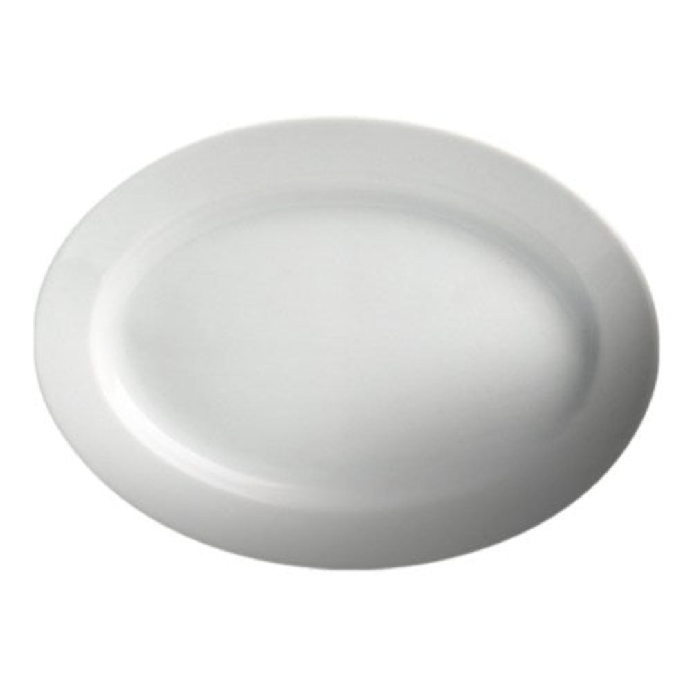 Cameo Dynasty 12.5 Inch Elegant Serving Platter - Set of 18 for Catering, Parties & Home Entertaining - Durable Porcelain Dinnerware for Restaurants, Weddings & Special Events