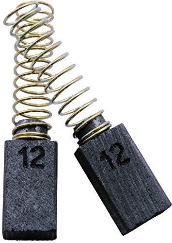 AEG STEP450 Power Tool Carbon Brushes CA-04-58757 with Spring - Replacement for 4.931.301.871, 4.931.301.872, 4.931.306.842, 4.931.361.733 & 4.931.392.597 - Perfect for Drilling, Sanding & Cutting Applications