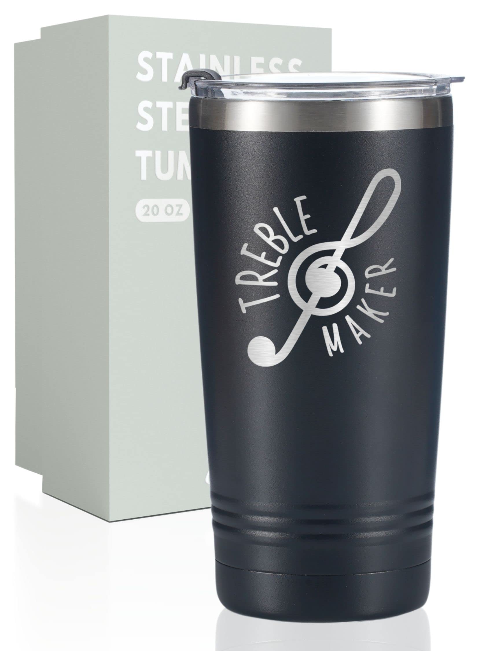 Onebttl 20oz Piano Teacher Tumbler - Stainless Steel Mug with Lid & Straw for Music & Band Teachers - Perfect for Appreciation Day & Christmas Gifts