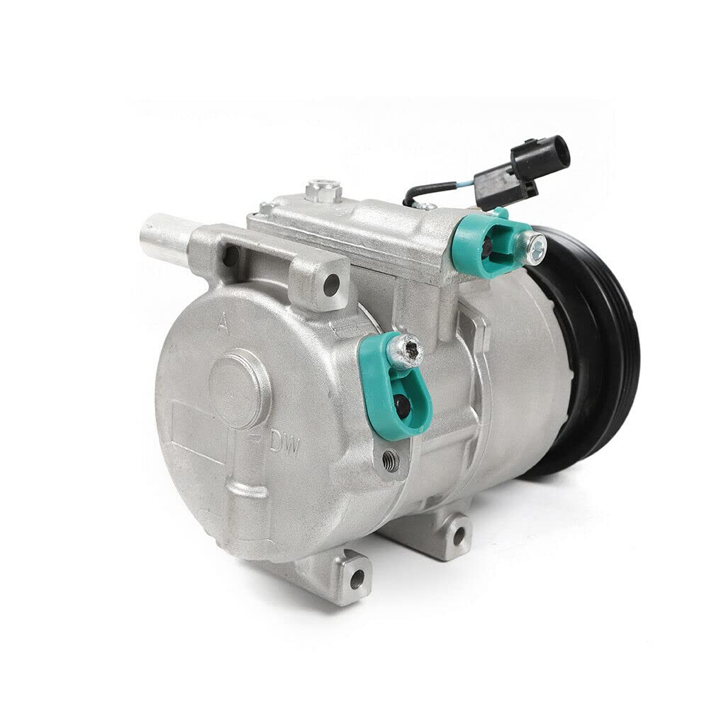 Kia Spectra 2.0L AC Compressor with Clutch - Compatible with 2007-2009 Kia Spectra & Spectra5 2.0L Models | Perfect for AC System Repair & Replacement | Ideal for Summer Cooling & Road Trips