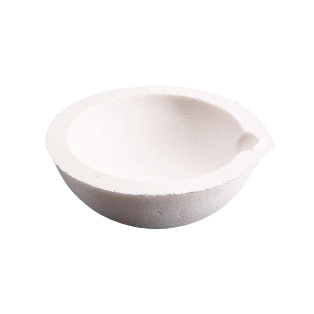 High Temperature Quartz Crucible Melting Dish - 50ml & 100ml Sizes for Gold, Silver, Platinum Refining & Jewelry Making - Lab-Grade Borosilicate Glass for Smelting, Casting & Metal Melting (Great for Home Foundry, DIY Metalworking & Scientific Experiments)