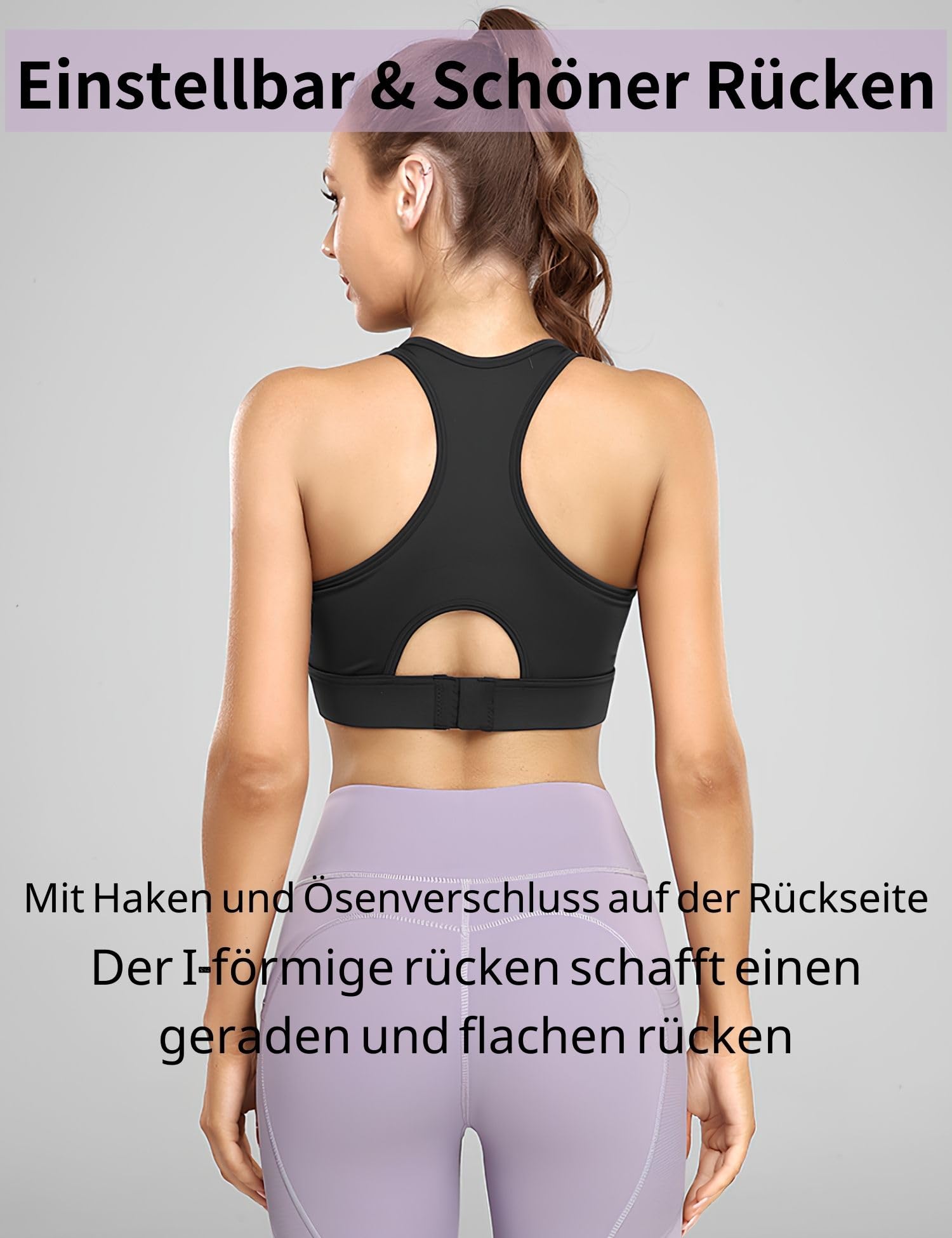High Support Sports Bras for Women - Comfortable Workout & Everyday Wear - Perfect for Running, Yoga, Gym & Sleep