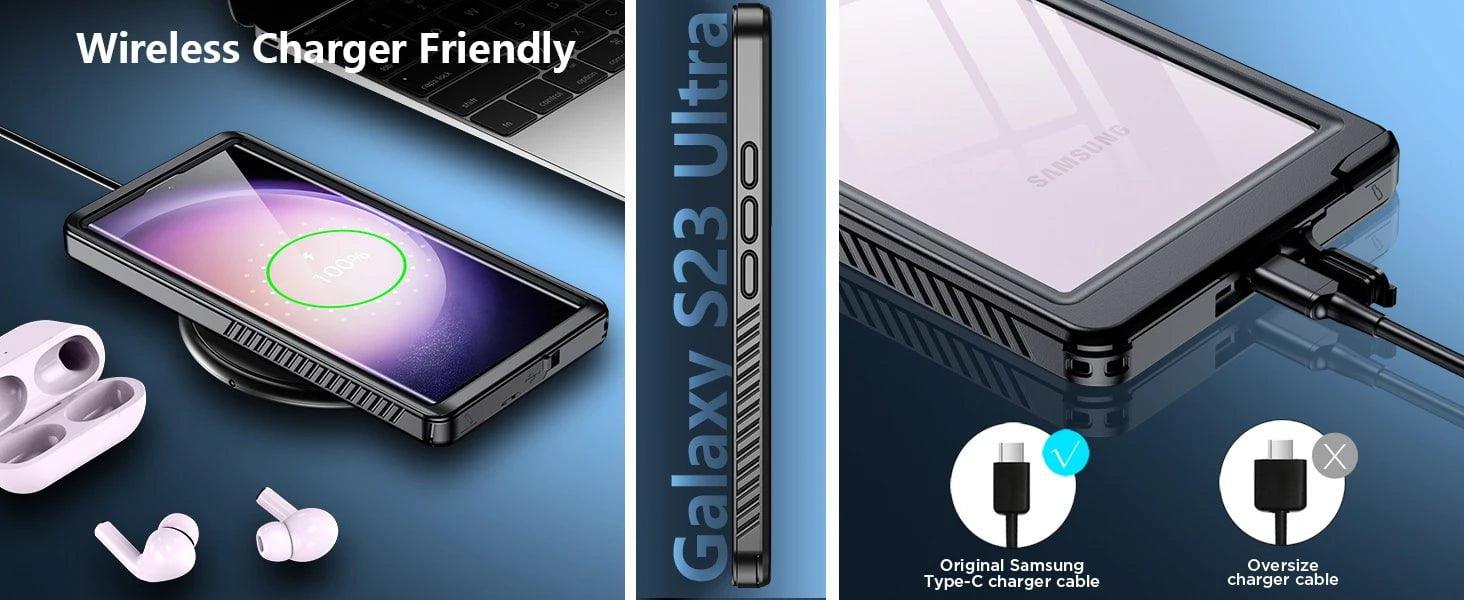 Samsung Galaxy S24 Plus Waterproof Case IP68 Rated - Shockproof & Dustproof Protective Cover for Outdoor, Travel, and Daily Use
