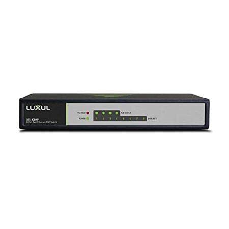 LUXUL XFS-1084P 8-Port 10/100Mbps Ethernet Switch with 58W Power - Compact 3.9