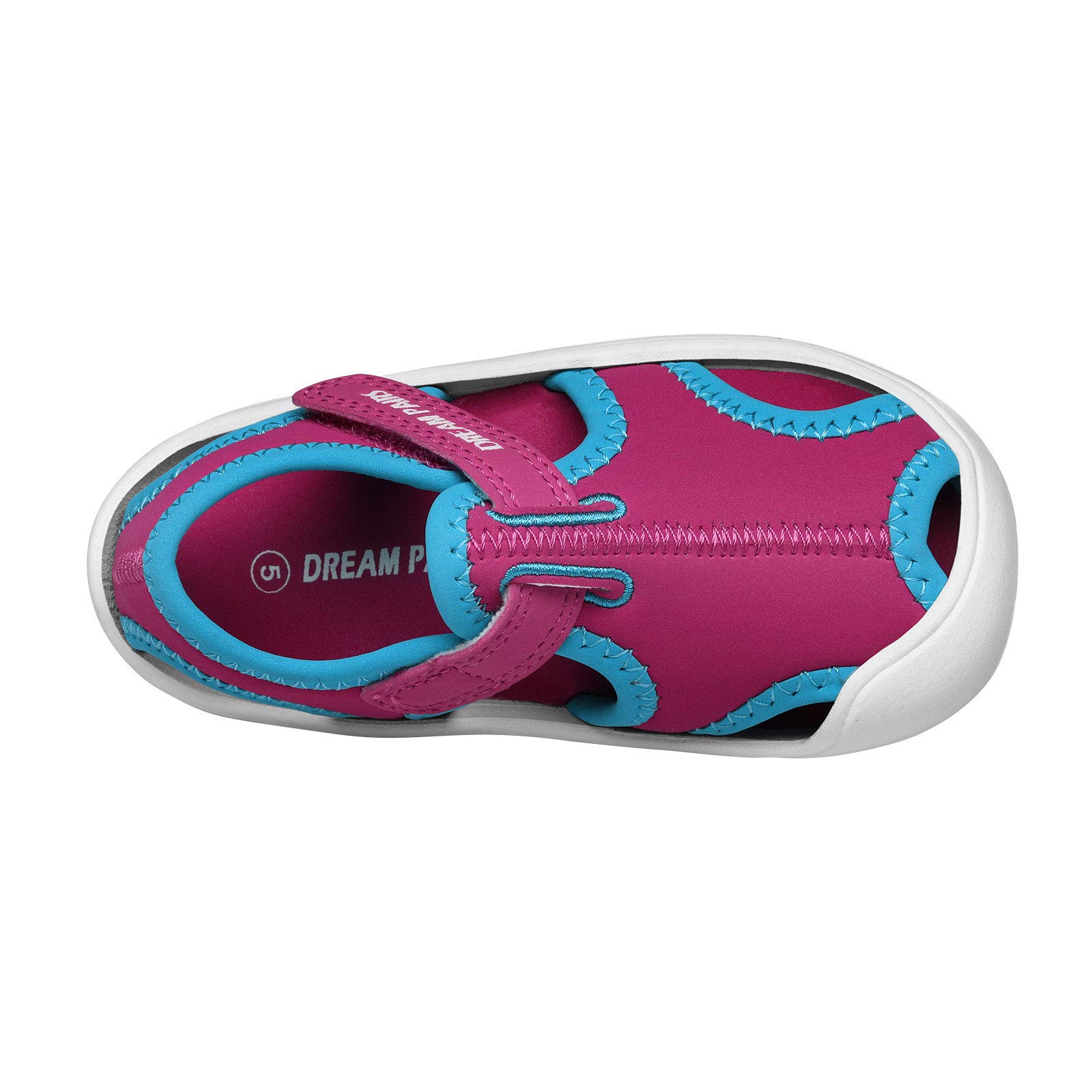 **Dream Pairs Kids Water Shoes - Breathable Closed Toe Sandals for Toddlers & Little Boys/Girls - Perfect for Beach, Pool, and Summer Play**